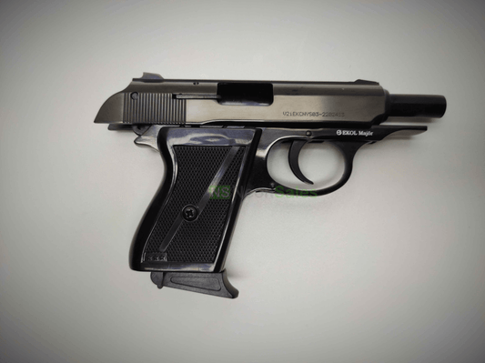 EKOL MAJOR (PM REPLICA) COMPACT BLANK GUN - BLUED - NeonSales {{ shop.shopifyCountryName }}