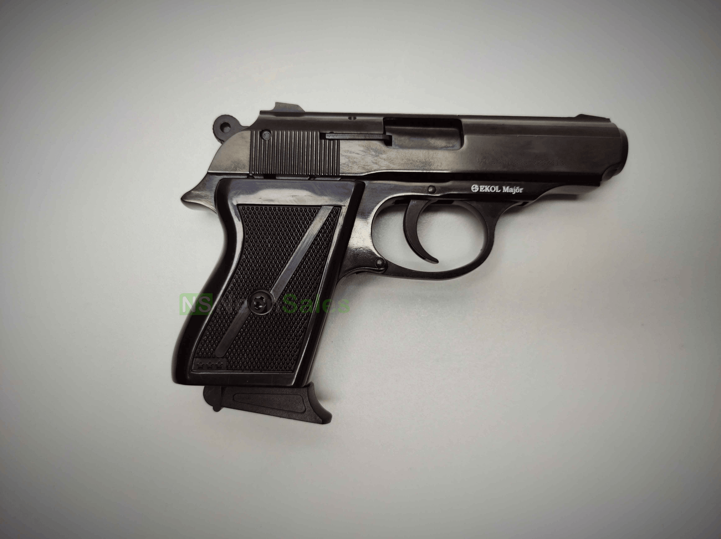 EKOL MAJOR (PM REPLICA) COMPACT BLANK GUN - BLUED - NeonSales {{ shop.shopifyCountryName }}