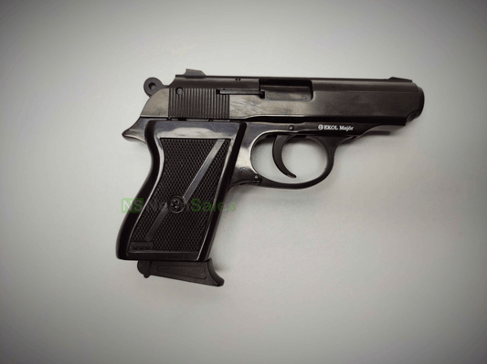EKOL MAJOR (PM REPLICA) COMPACT BLANK GUN - BLUED - NeonSales {{ shop.shopifyCountryName }}