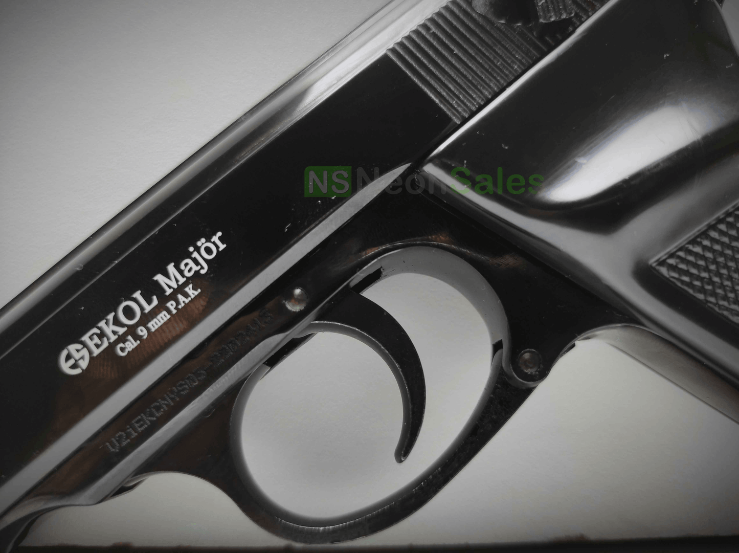 EKOL MAJOR (PM REPLICA) COMPACT BLANK GUN - BLUED - NeonSales {{ shop.shopifyCountryName }}