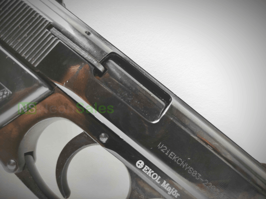 EKOL MAJOR (PM REPLICA) COMPACT BLANK GUN - BLUED - NeonSales {{ shop.shopifyCountryName }}