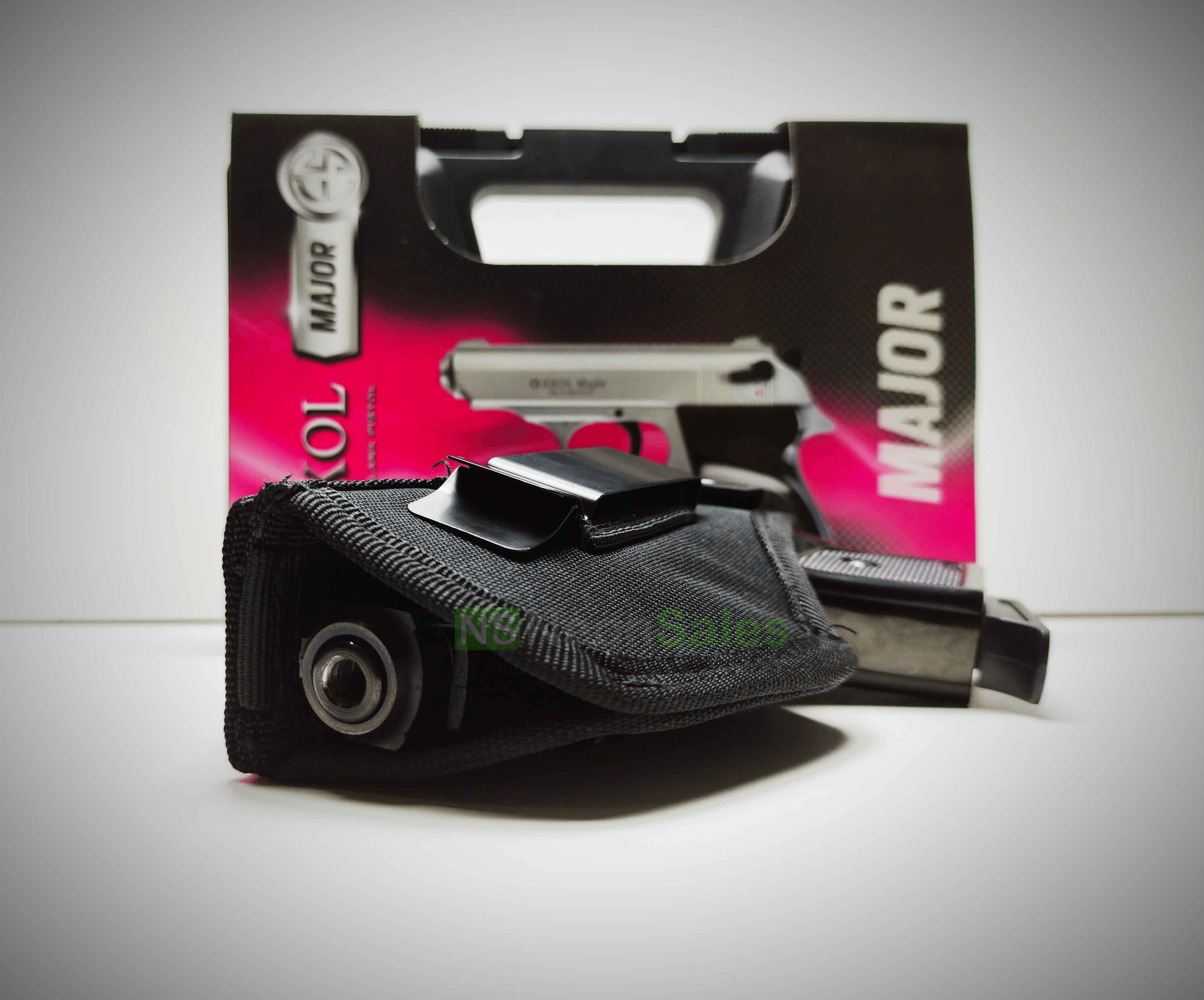 EKOL MAJOR (PM REPLICA) COMPACT BLANK GUN - BLUED - NeonSales {{ shop.shopifyCountryName }}