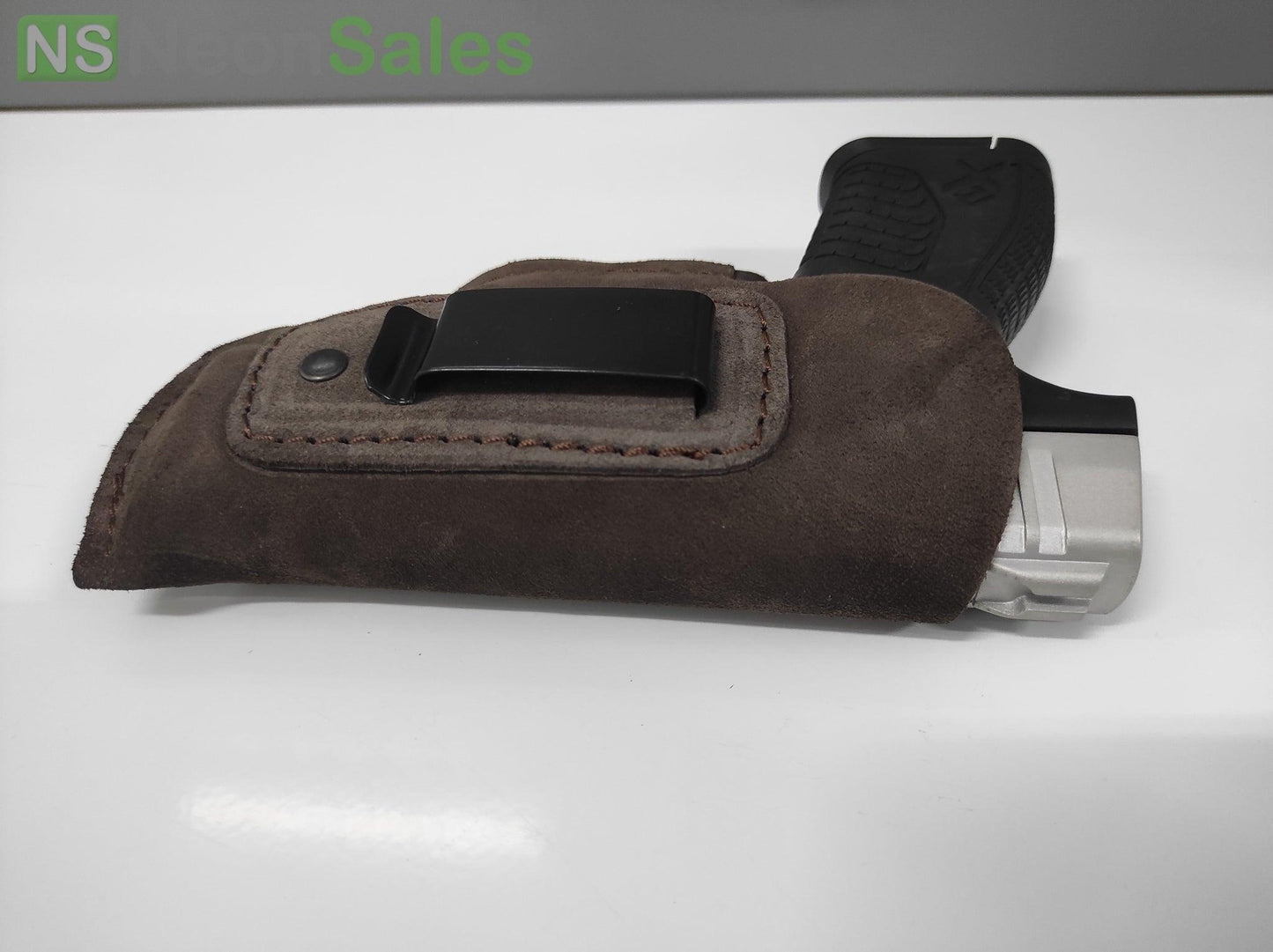 EL PASO SUEDE CLIP-ON (IWB) - MEDIUM RAIL - NeonSales {{ shop.shopifyCountryName }}