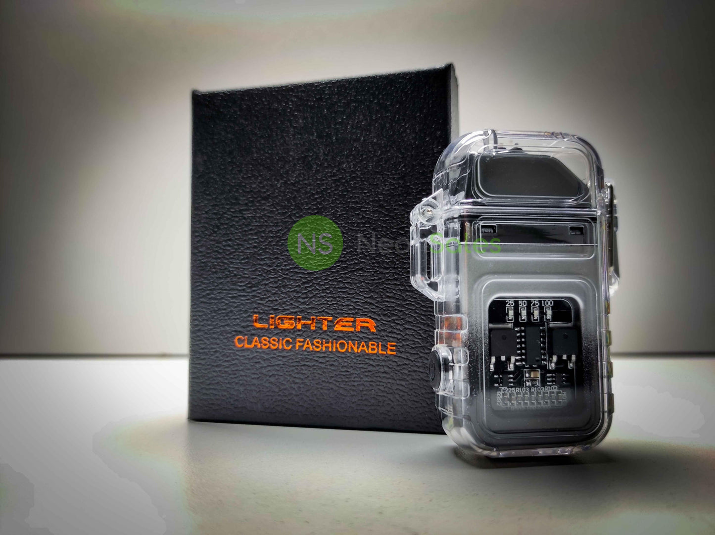 ELECTRICAL LIGHTER BLACK ZC-169 - NeonSales {{ shop.shopifyCountryName }}