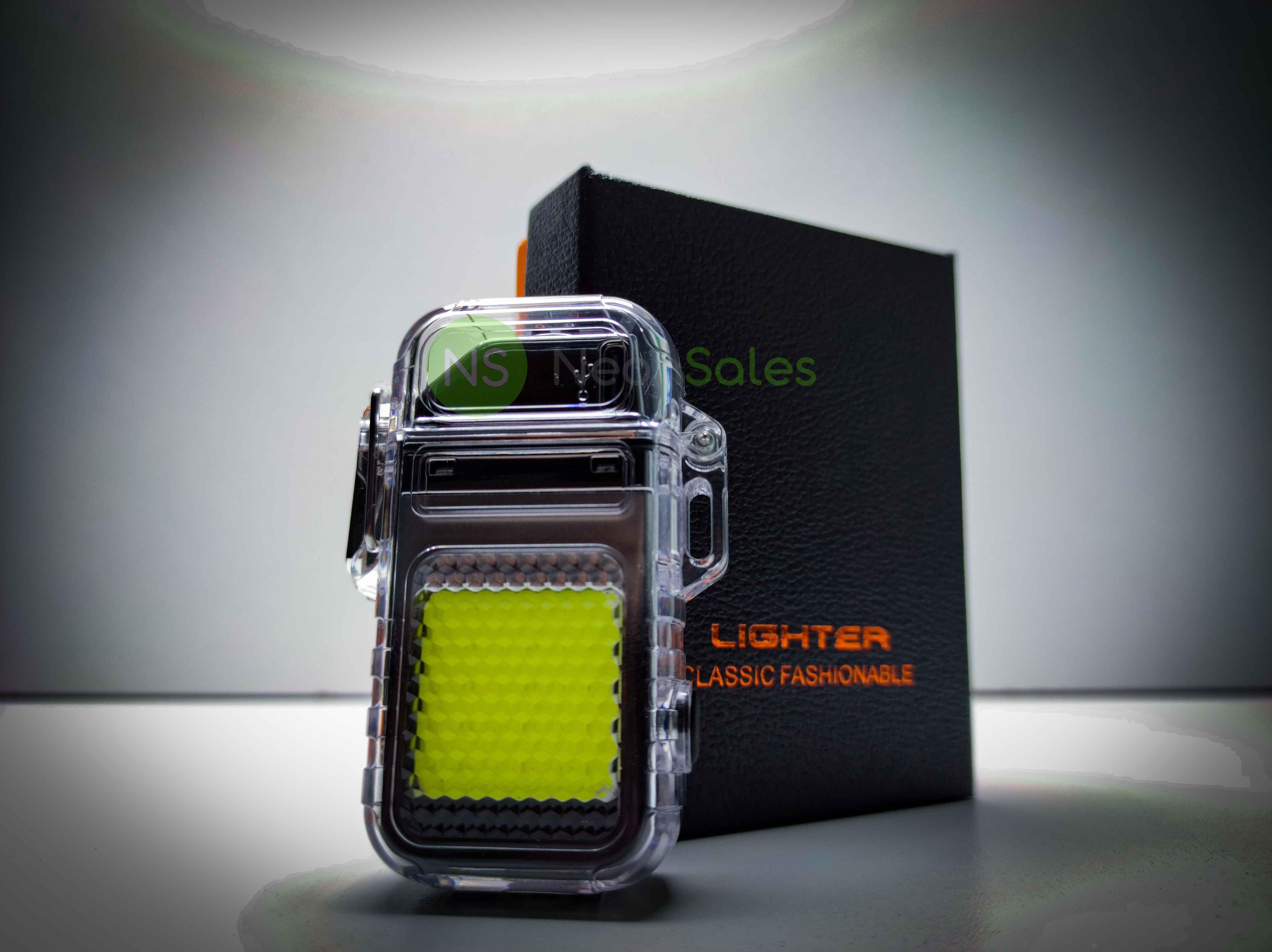 ELECTRICAL LIGHTER BLACK ZC-169 - NeonSales South Africa