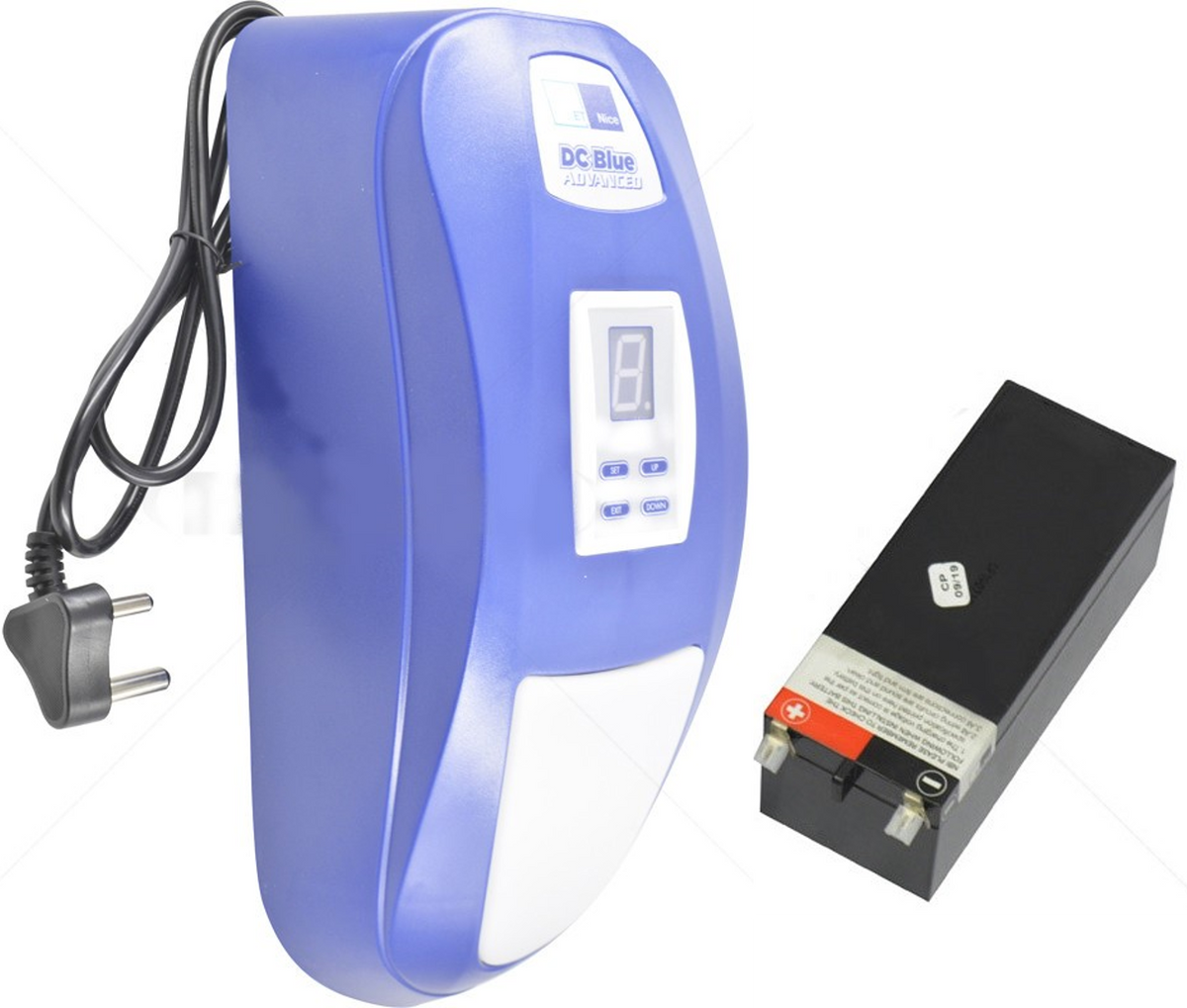 ET DC BLUE DIGITAL HEAD MECHANISM 24V - representative side view