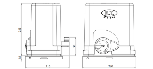ET DRIVE 300 GATE MOTOR & BATTERY - NeonSales {{ shop.shopifyCountryName }}
