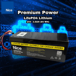 ET NICE 24V 3.5AH LITHIUM GARAGE BATTERY - alternate view