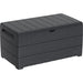 Cosmoplast Cedargrain 416L Deck Box, Cool Grey