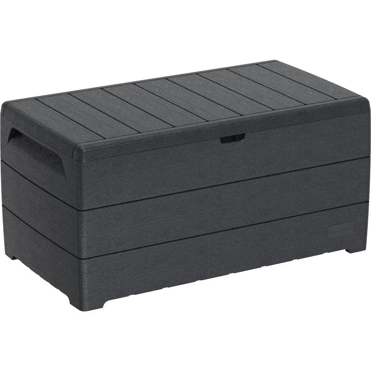 Cosmoplast Cedargrain 416L Deck Box, Dark Brown