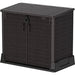 Cosmoplast Cedargrain 850L Storage Shed, Dark Brown