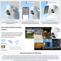 EZVIZ CB8 LITE 4G/WIFI SMART OUTDOOR CAMERA KIT