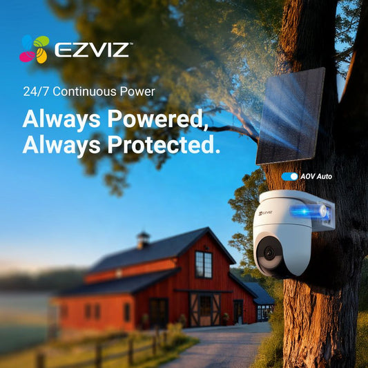 EZVIZ CB8 LITE 4G/WIFI SMART OUTDOOR CAMERA KIT