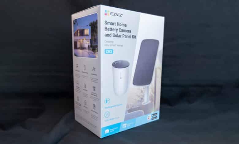 EZVIZ CB3 SMART HOME OUTDOOR CAMERA W/ SOLAR PANEL - NeonSales {{ shop.shopifyCountryName }}