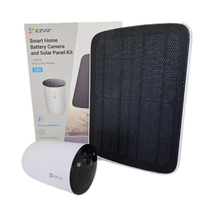 EZVIZ CB3 SMART HOME OUTDOOR CAMERA W/ SOLAR PANEL - NeonSales {{ shop.shopifyCountryName }}