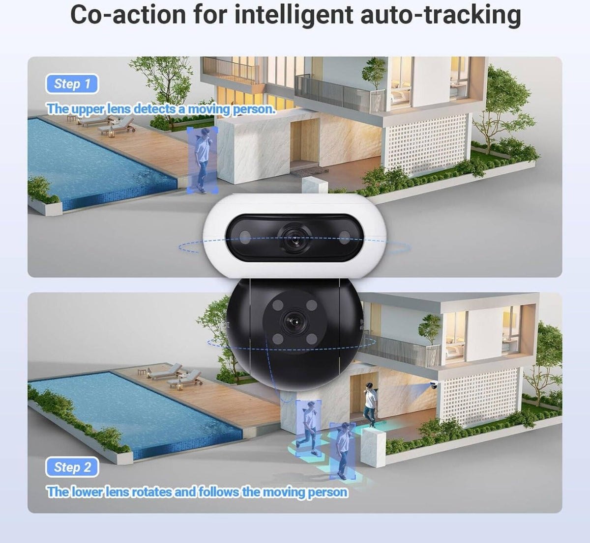 EZVIZ CB90X dual-lens intelligent auto-tracking