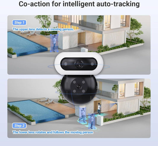 EZVIZ CB90X dual-lens intelligent auto-tracking