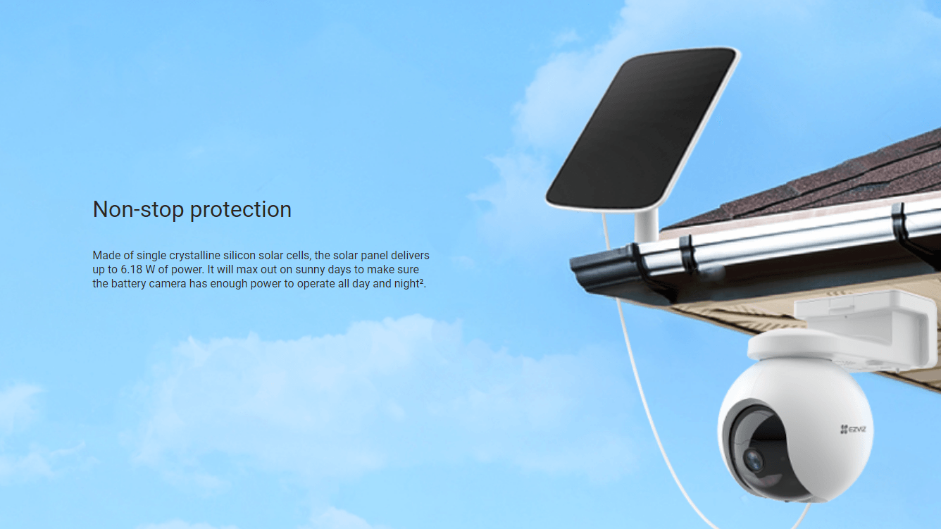 EZVIZ CS-CMT SMART HOME SOLAR PANEL - NeonSales {{ shop.shopifyCountryName }}