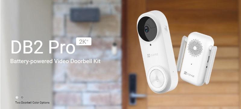 EZVIZ DB2 PRO WIRELESS 5MP VIDEO DOORBELL +2K - NeonSales South Africa