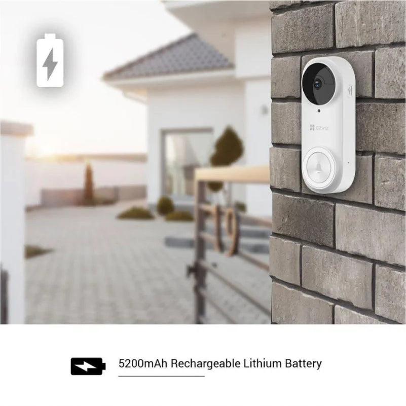 EZVIZ DB2 PRO WIRELESS 5MP VIDEO DOORBELL +2K - NeonSales South Africa