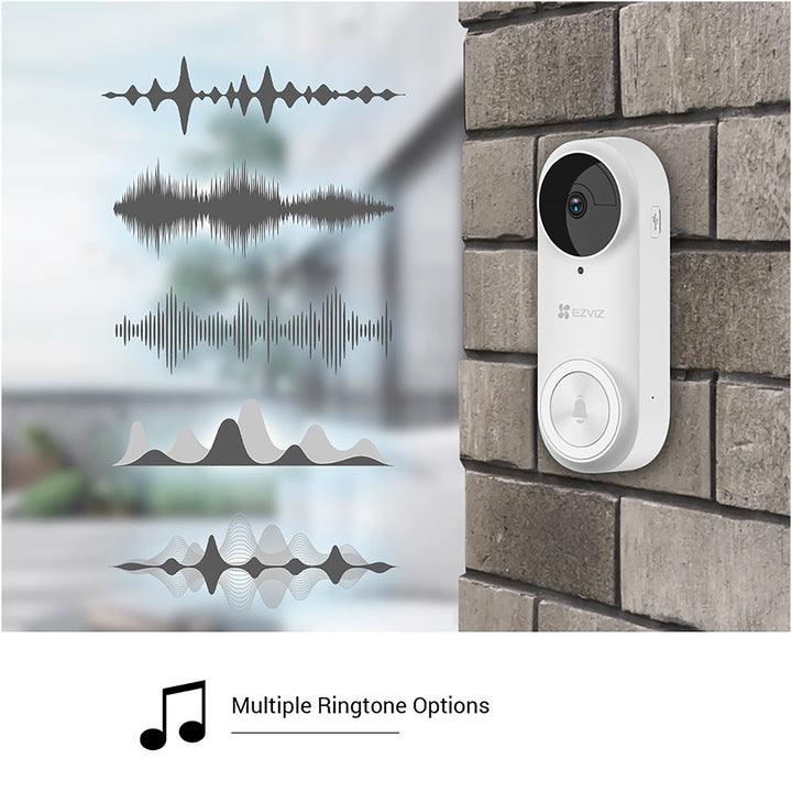 EZVIZ DB2 PRO WIRELESS 5MP VIDEO DOORBELL +2K - NeonSales South Africa