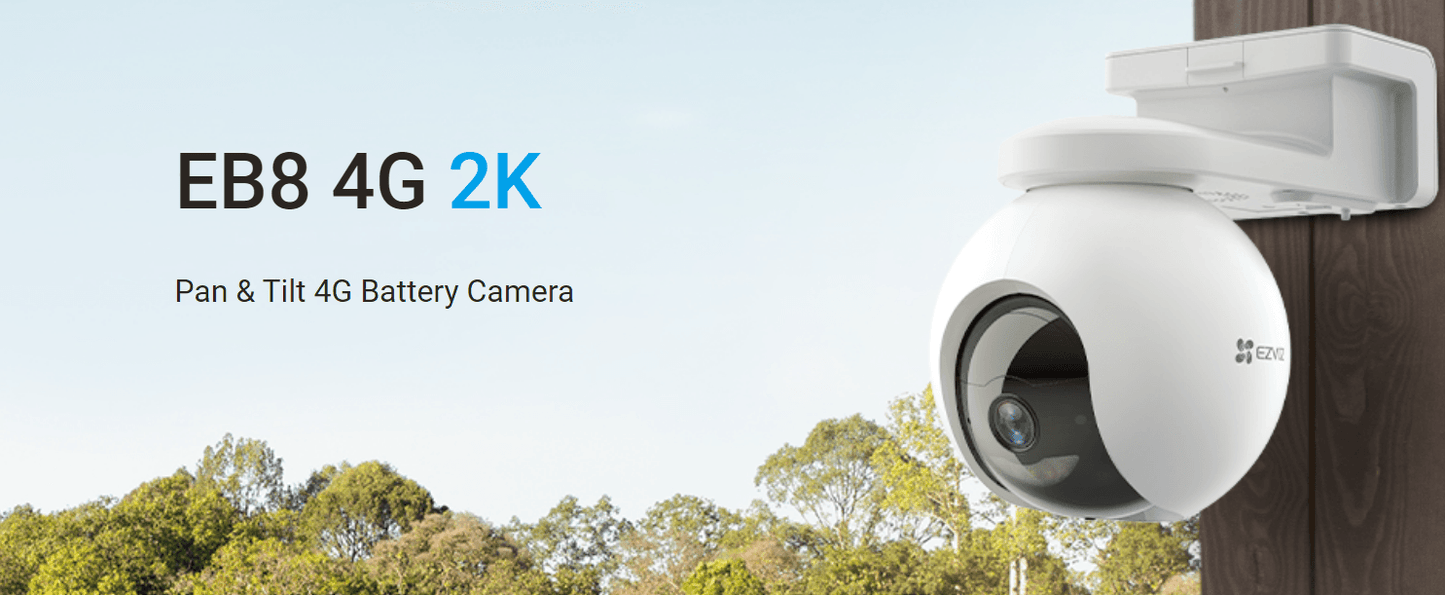 EZVIZ EB8 4G SMART HOME BATTERY CAMERA - NeonSales {{ shop.shopifyCountryName }}