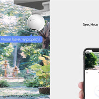 EZVIZ EB8 Pro 4G two-way talk through the EZVIZ app