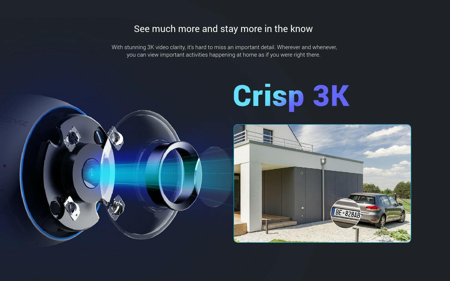 EZVIZ H3 5MP 3K OUTDOOR SMART HOME CAMERA - NeonSales {{ shop.shopifyCountryName }}