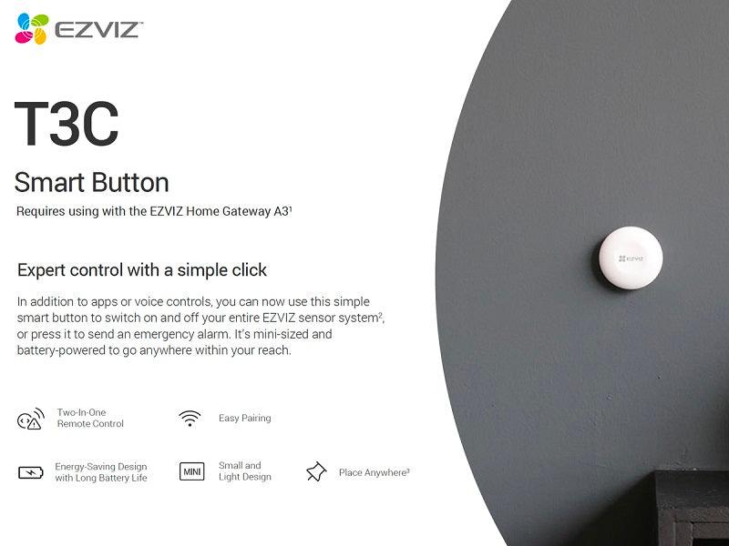 EZVIZ T3C SMART BUTTON - NeonSales {{ shop.shopifyCountryName }}
