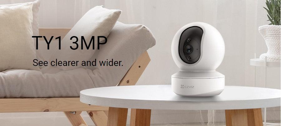 EZVIZ TY1 3MP 2K SMART HOME CAMERA - NeonSales {{ shop.shopifyCountryName }}