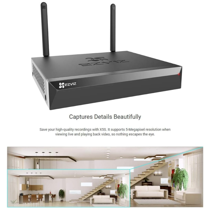 EZVIZ X5S 8CH WIRELESS NVR - NeonSales {{ shop.shopifyCountryName }}