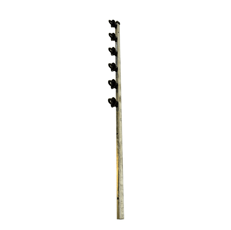 FENCE POLE 6 LINE SQUARE TUBE GAL STRAIGHT - NeonSales {{ shop.shopifyCountryName }}