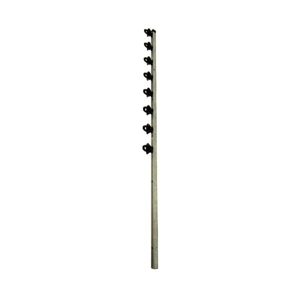 FENCE POLE 8 LINE SQUARE TUBE GAL STRAIGHT - NeonSales {{ shop.shopifyCountryName }}