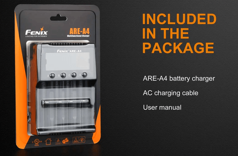 FENIX ARE-A4 BATTERY CHARGER - NeonSales {{ shop.shopifyCountryName }}