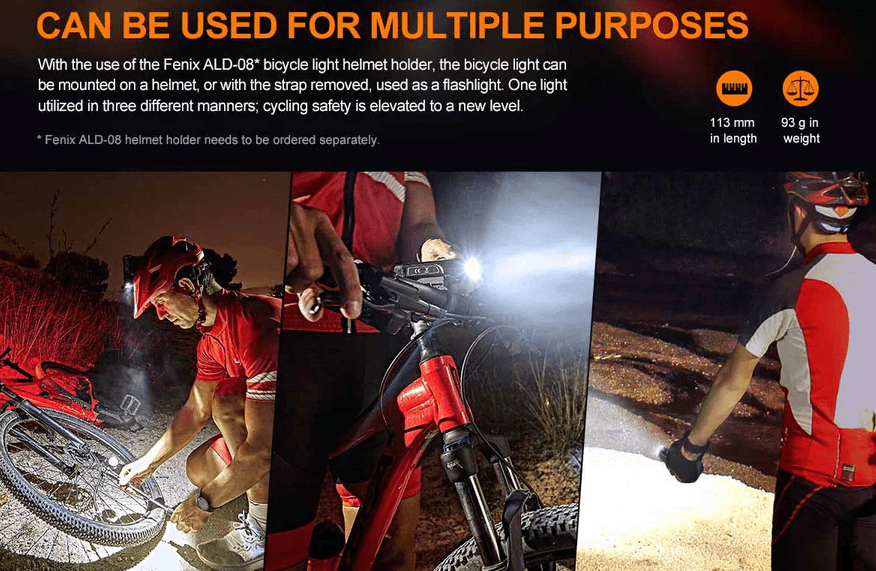 FENIX BC26R LED BIKE LIGHT + BC05R V2.0 KIT - NeonSales {{ shop.shopifyCountryName }}