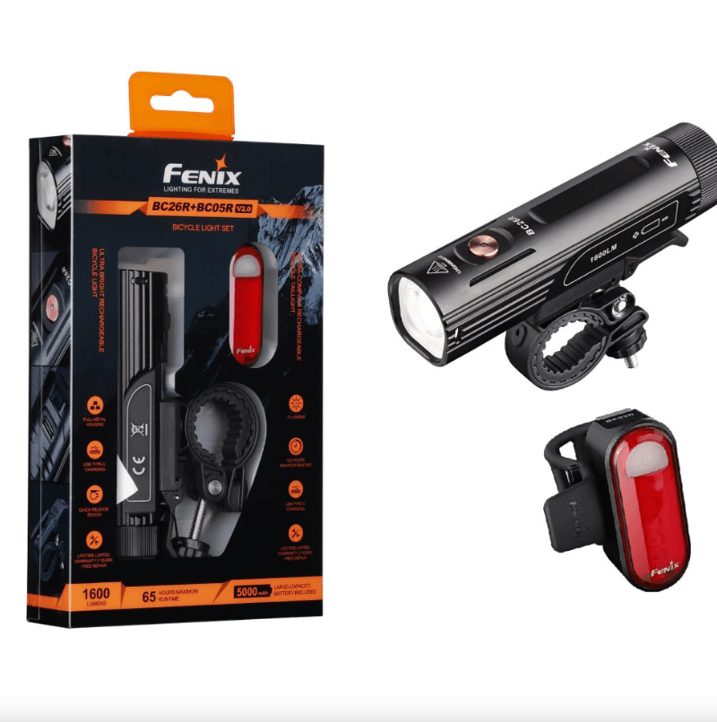 FENIX BC26R LED BIKE LIGHT + BC05R V2.0 KIT - NeonSales {{ shop.shopifyCountryName }}