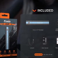 FENIX E-CP LED FLASHLIGHT - BLACK - NeonSales {{ shop.shopifyCountryName }}