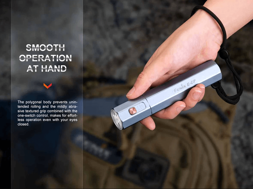 FENIX E-CP LED FLASHLIGHT - MORANDI BLUE - NeonSales South Africa