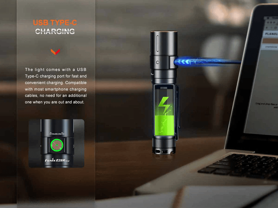 FENIX E28R LED FLASHLIGHT - NeonSales South Africa