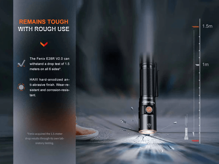 FENIX E28R LED FLASHLIGHT - NeonSales South Africa