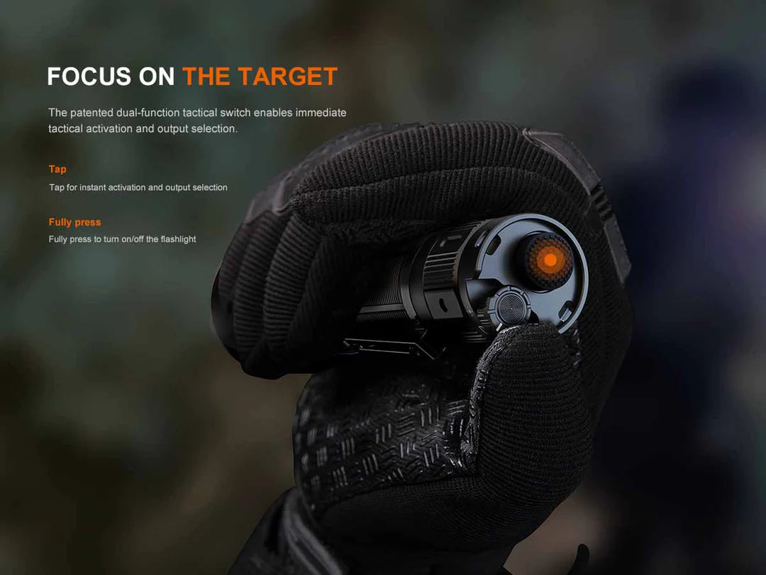 FENIX FLASHLIGHT BLACK - TK22R - NeonSales {{ shop.shopifyCountryName }}