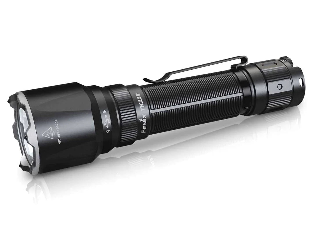 FENIX FLASHLIGHT BLACK - TK22R - NeonSales {{ shop.shopifyCountryName }}
