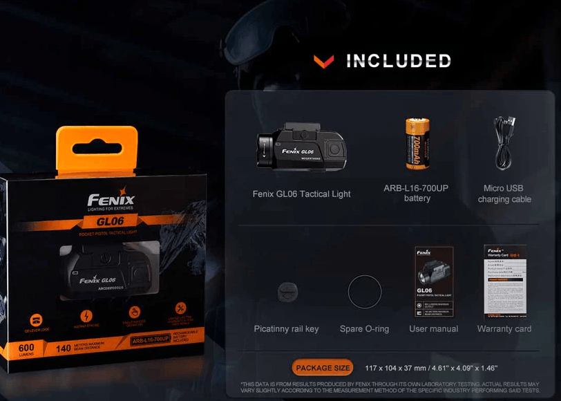 FENIX GL06 LED FLASHLIGHT - NeonSales South Africa