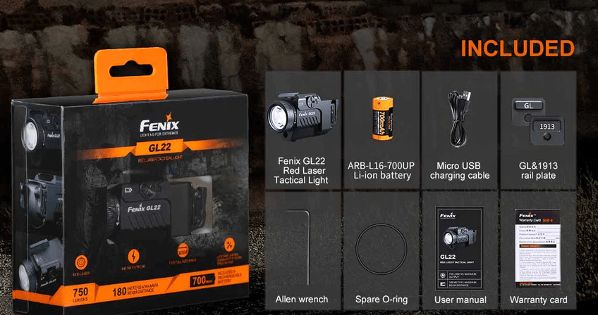 FENIX GL22 LED FLASHLIGHT - NeonSales South Africa