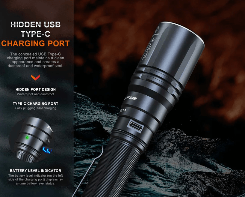 FENIX HT30R LED FLASHLIGHT - NeonSales {{ shop.shopifyCountryName }}
