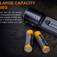 FENIX LR35R LED FLASHLIGHT - BLACK - NeonSales {{ shop.shopifyCountryName }}