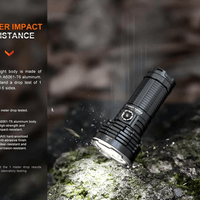 FENIX LR40R LED FLASHLIGHT - BLACK - NeonSales {{ shop.shopifyCountryName }}