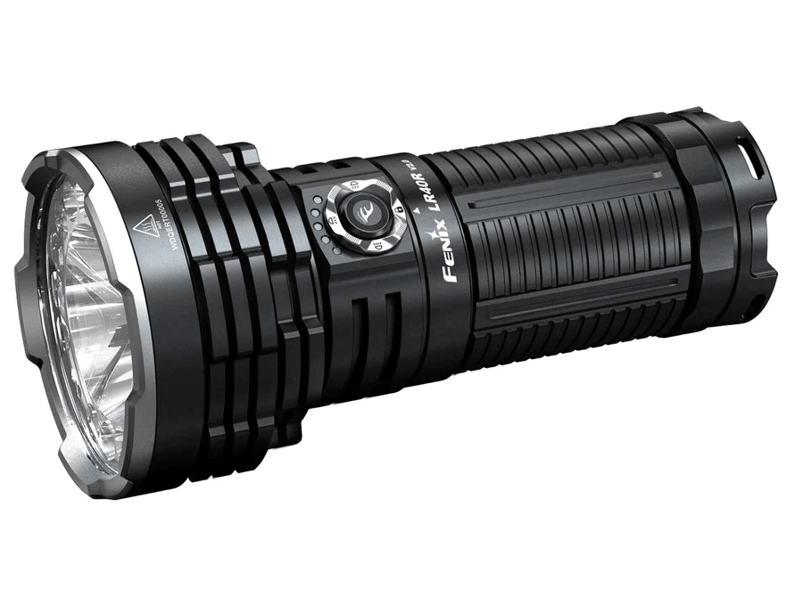 FENIX LR40R LED FLASHLIGHT - BLACK - NeonSales