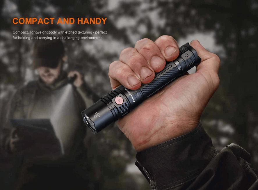 FENIX PD36R LED FLASHLIGHT (BLACK) - NeonSales {{ shop.shopifyCountryName }}