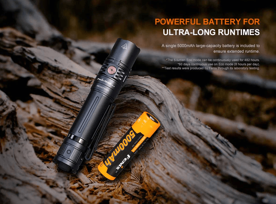 FENIX PD36R LED FLASHLIGHT (BLACK) - NeonSales {{ shop.shopifyCountryName }}